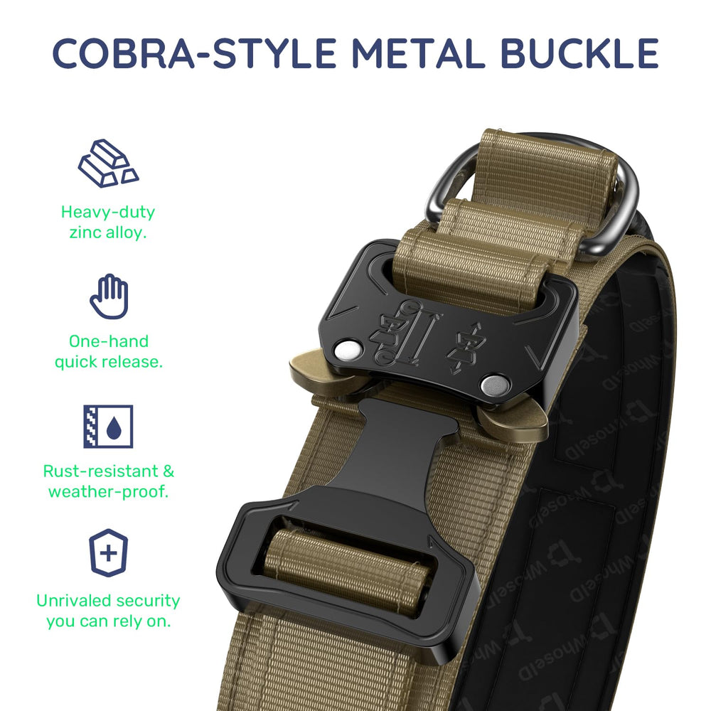 WhoseID boucle métallique heavy-duty avec verrouillage sûr pour contrôle