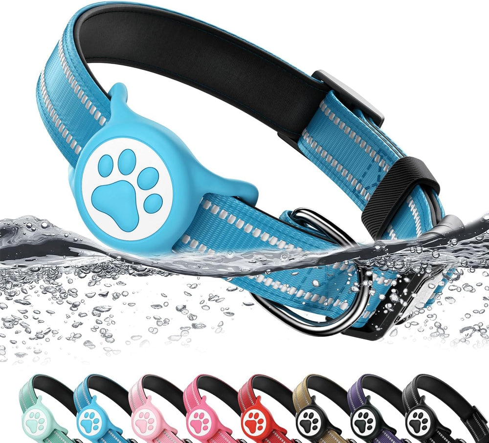 WhoseID collier avant du paquet montrant design et couleur bleue, durable