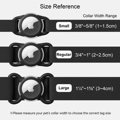 WhoseID coque sur collier de chien en promenade protégeant l'AirTag