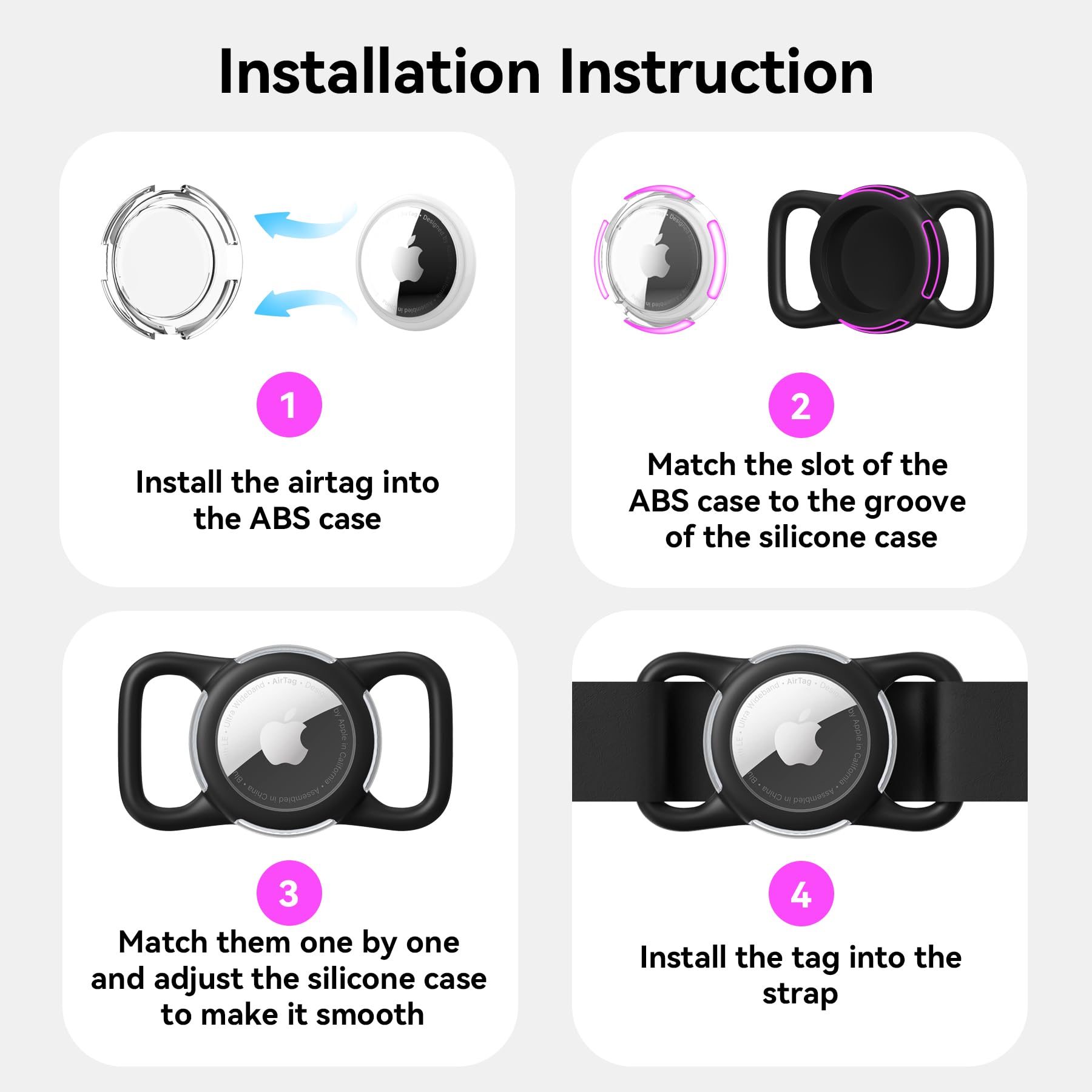 WhoseID détail assemblage sans outils pour installation facile