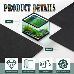 Wibeelee tapis sous aquarium en situation, réduit vibrations et glissements