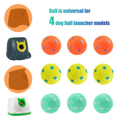 WIGGLYTAIL balle tenue en main pour montrer la taille adaptée aux petits chiens