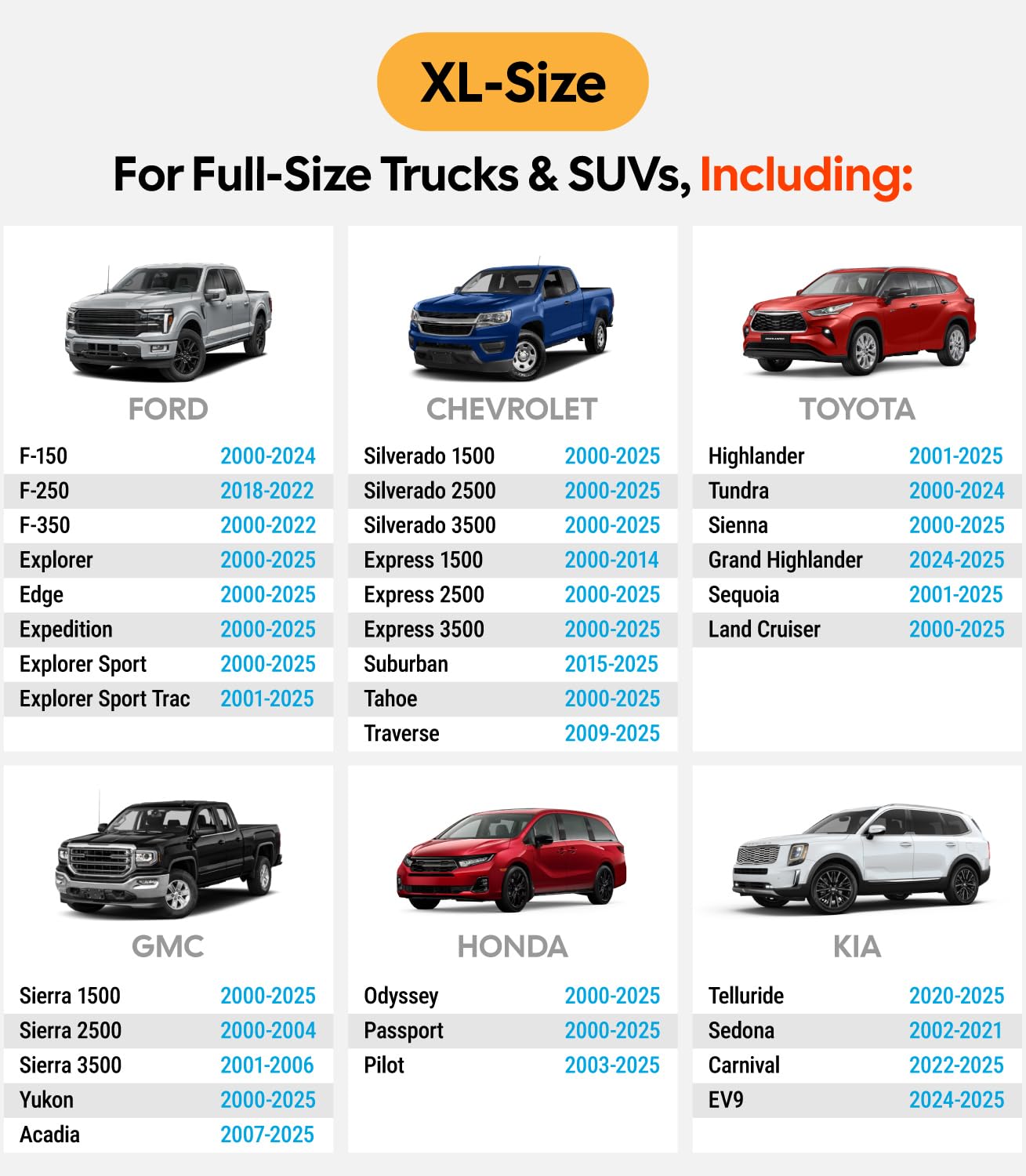 Wigoo comparaison taille XL sur siège de pick-up pour évaluer ajustement