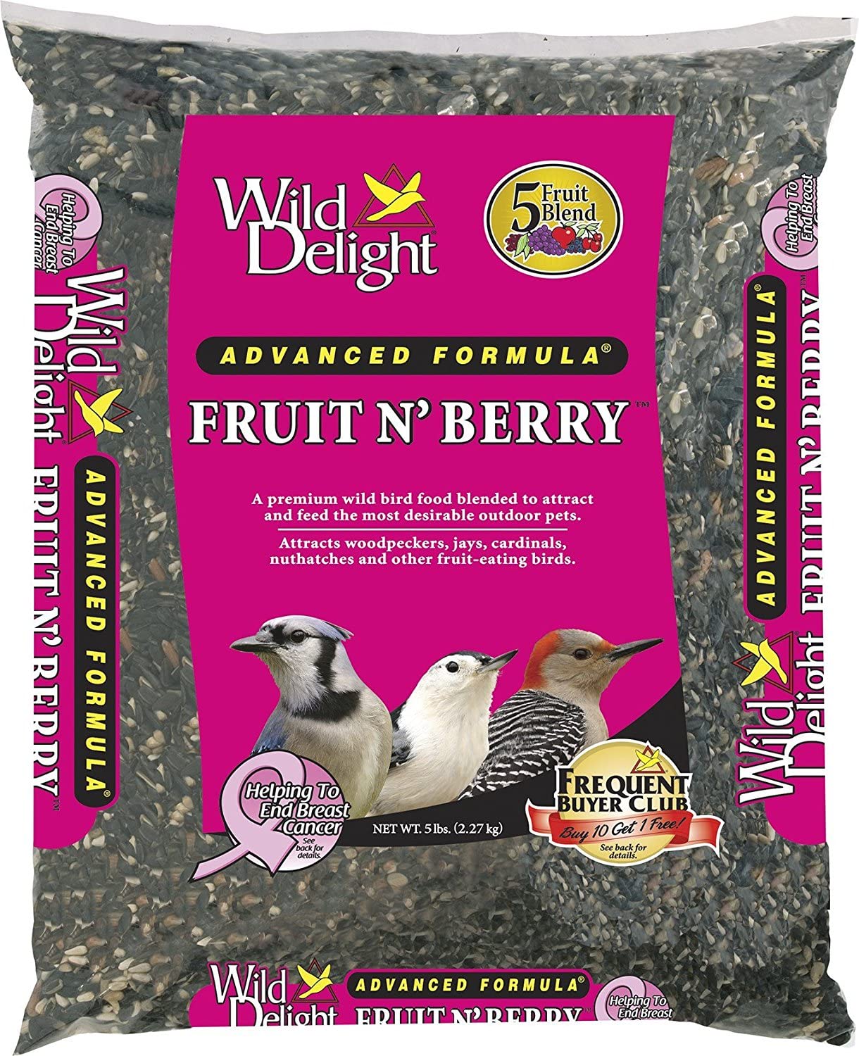 Wild Delight emballage avant montrant le produit attractif pour oiseaux