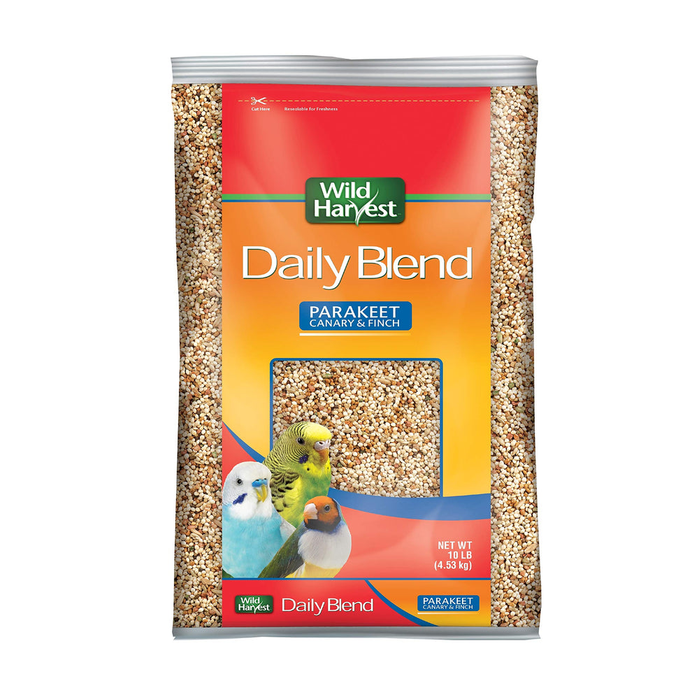 Wild Harvest sac 10 lb montrant l'emballage et scellage pour fraîcheur