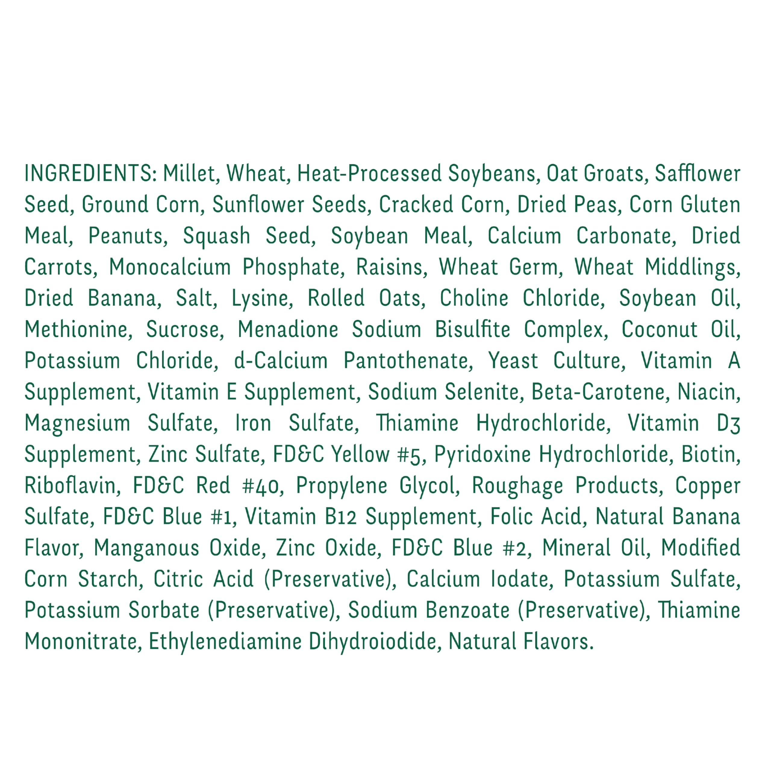 Wild Harvest mélange présenté dans un jouet de foraging pour stimulation mentale