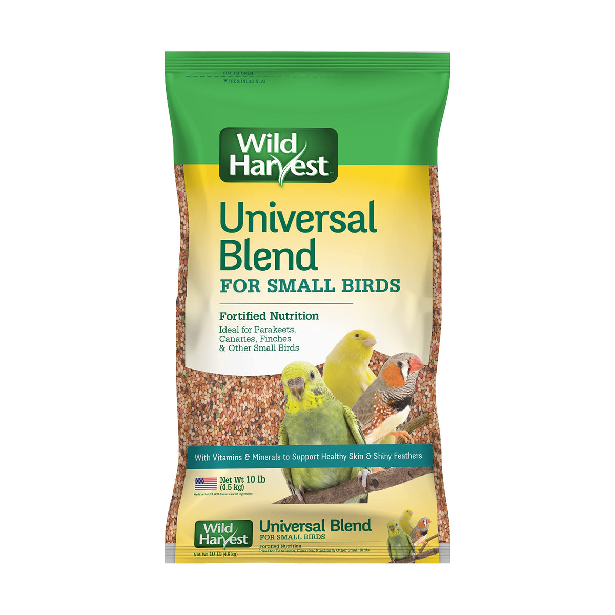Wild Harvest sac devant montrant produit nutritif et appétence
