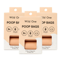 Wild One emballage avant blush montrant 180 sacs, pratique