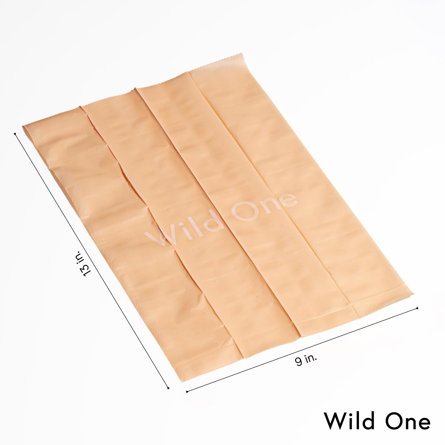 Wild One étiquette matière amidon de maïs, choix écologique
