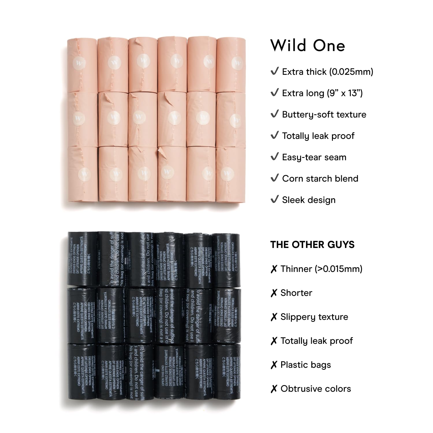 Wild One main protégée lors du ramassage, nettoyage sûr