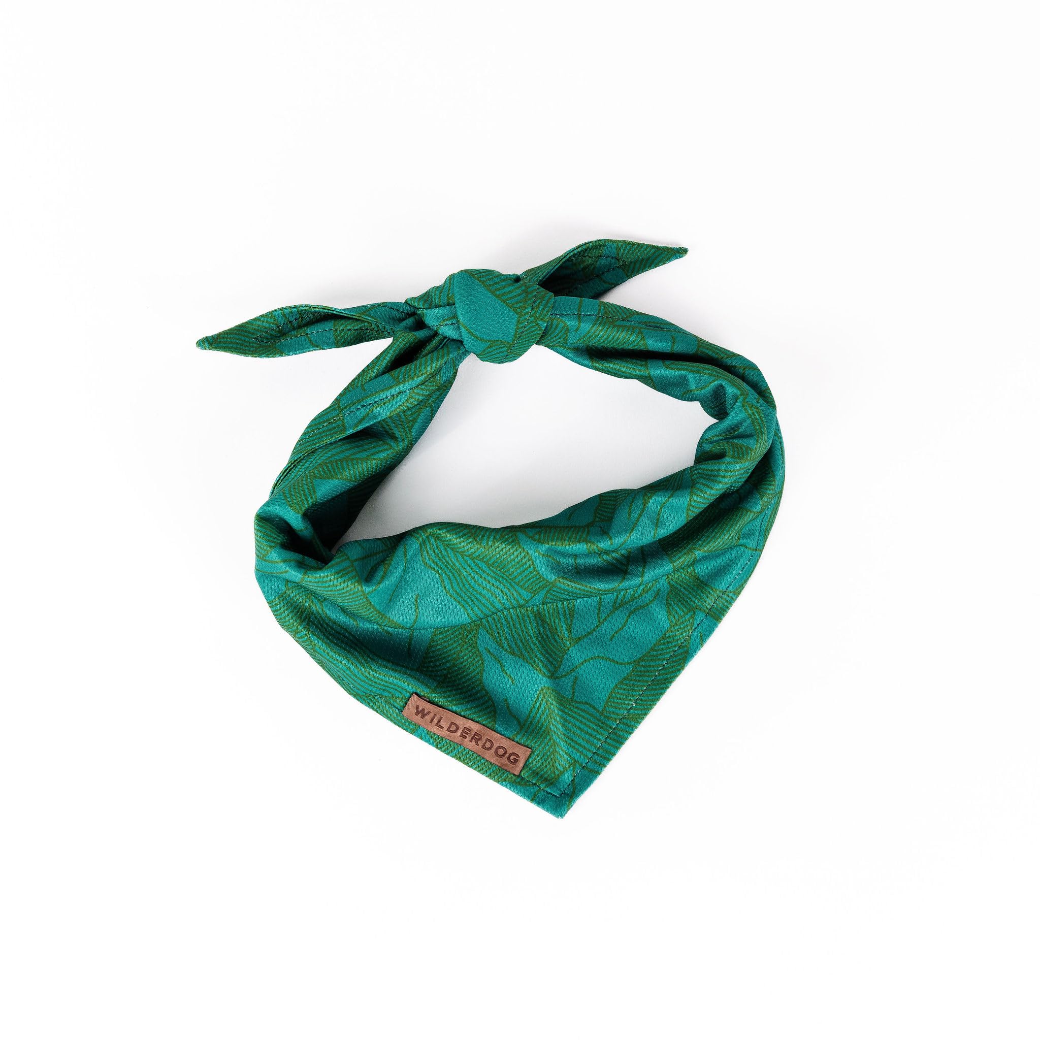 Wilderdog bandana Juniper vue avant montrant le design et le maintien confortable