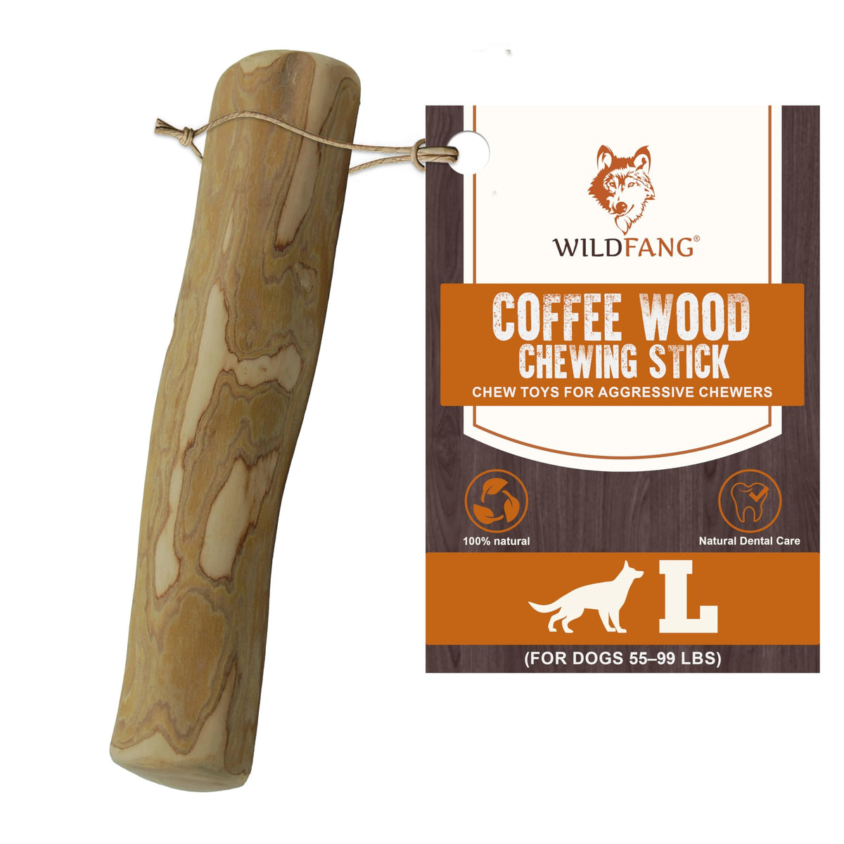 Wildfang bâton face emballage montrant robustesse et naturel