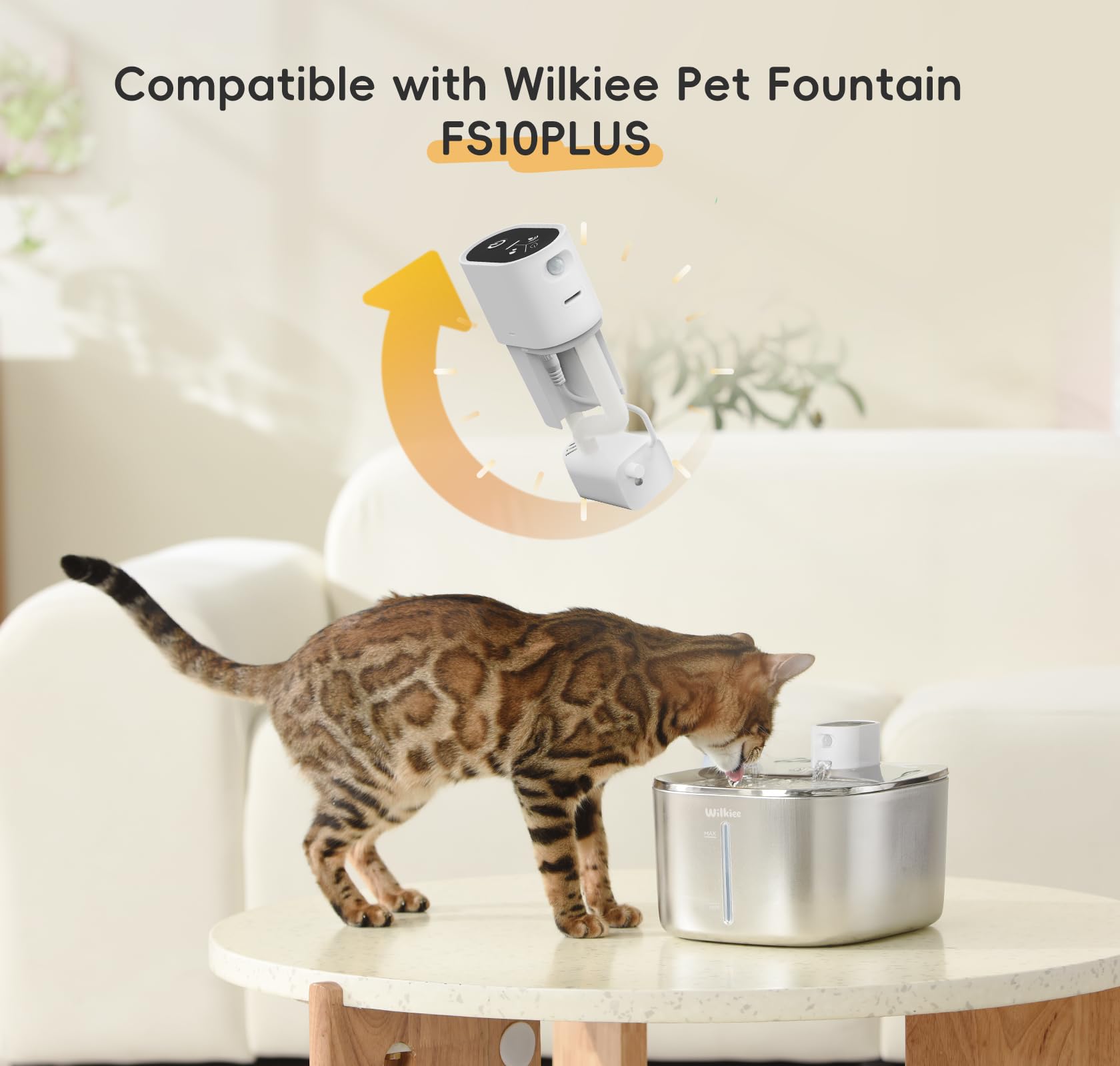 WILKIEE détail de l'impulseur exposé pour nettoyage facile et maintenance rapide