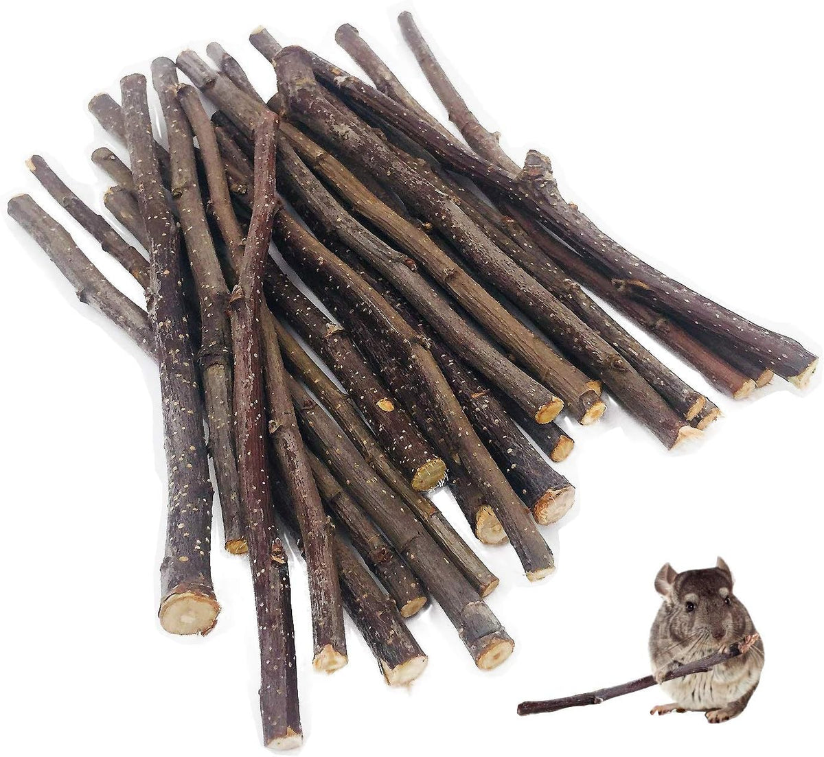 William Craft paquet de bâtonnets de pommier montrant quantité et emballage, rassure qualité