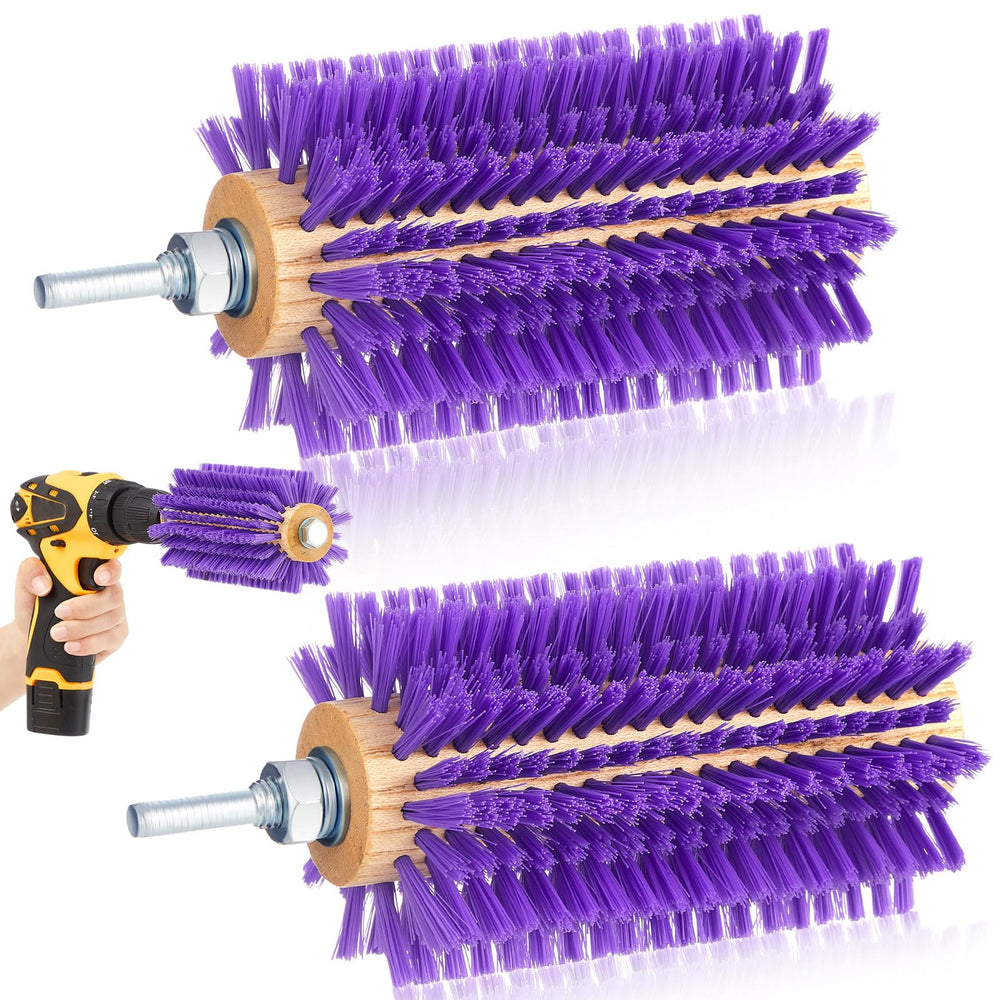 Willinglong vue avant de la brosse en pack, outil robuste pour toilettage