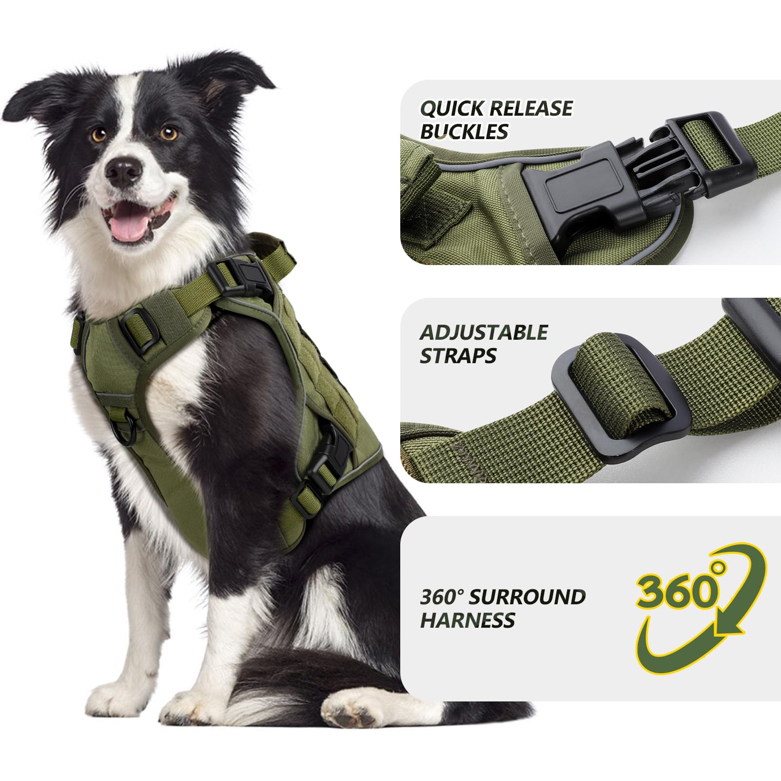 WINGOIN gros plan matière nylon 1000D et maille respirante pour durabilité