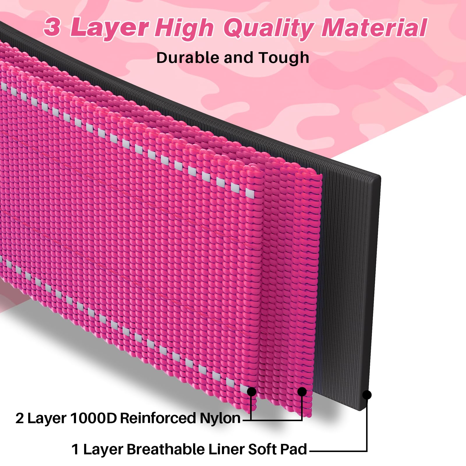 WINGOIN nylon double couche, durabilité contre morsures