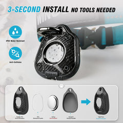 WINGOIN porte-AirTag étanche IPX5 fixé, protection pratique du traceur