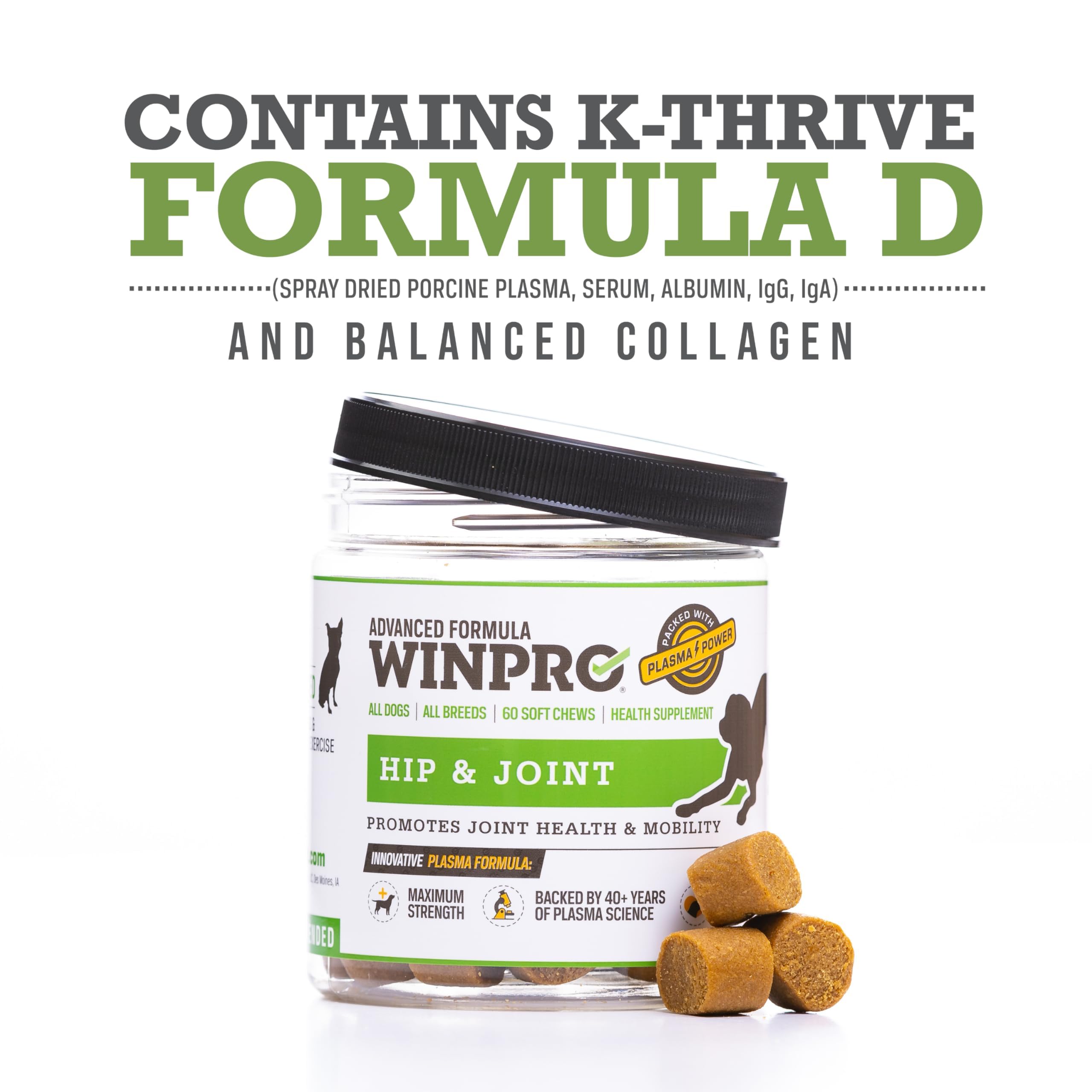 WINPRO étiquette nutritionnelle lisible pour vérifier la formule