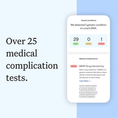 Écran d'ordinateur affichant rapport Wisdom Panel avec races et résultats santé pour décision informée