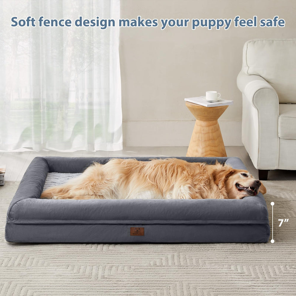 WNPETHOME lit dans salon créant un espace apaisant pour chien