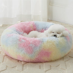 WNPETHOME lit rond avant montrant forme et confort pour repos