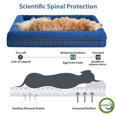 WNPETHOME mousse nid d'oeuf offrant soutien orthopédique précis