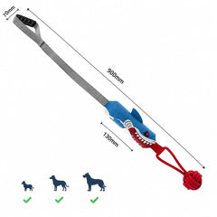 WNXUOZ Shark Dog poignée rembourrée offrant prise confortable pour le propriétaire
