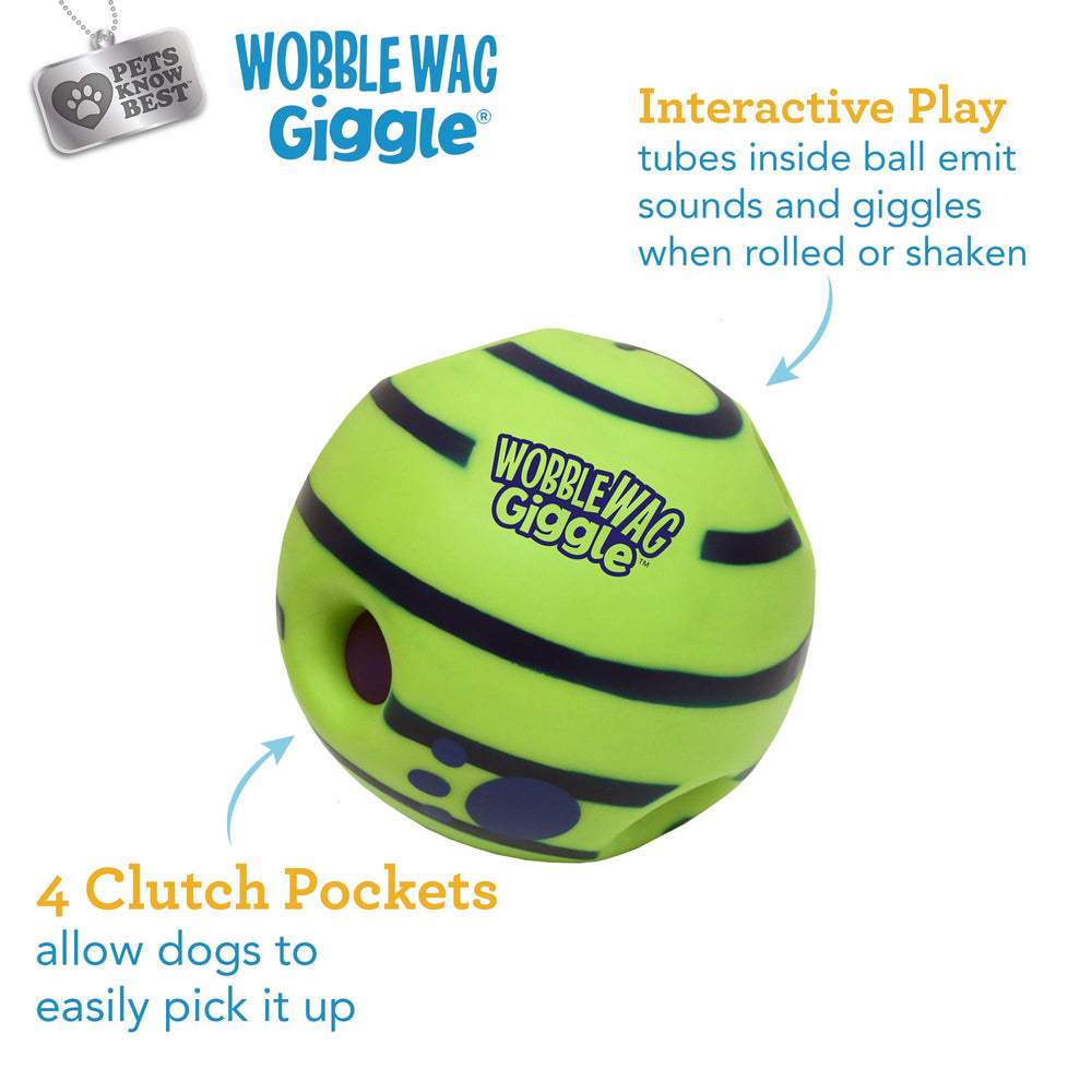 Wobble Wag Giggle texture vinyle souple durable pour jeux répétés