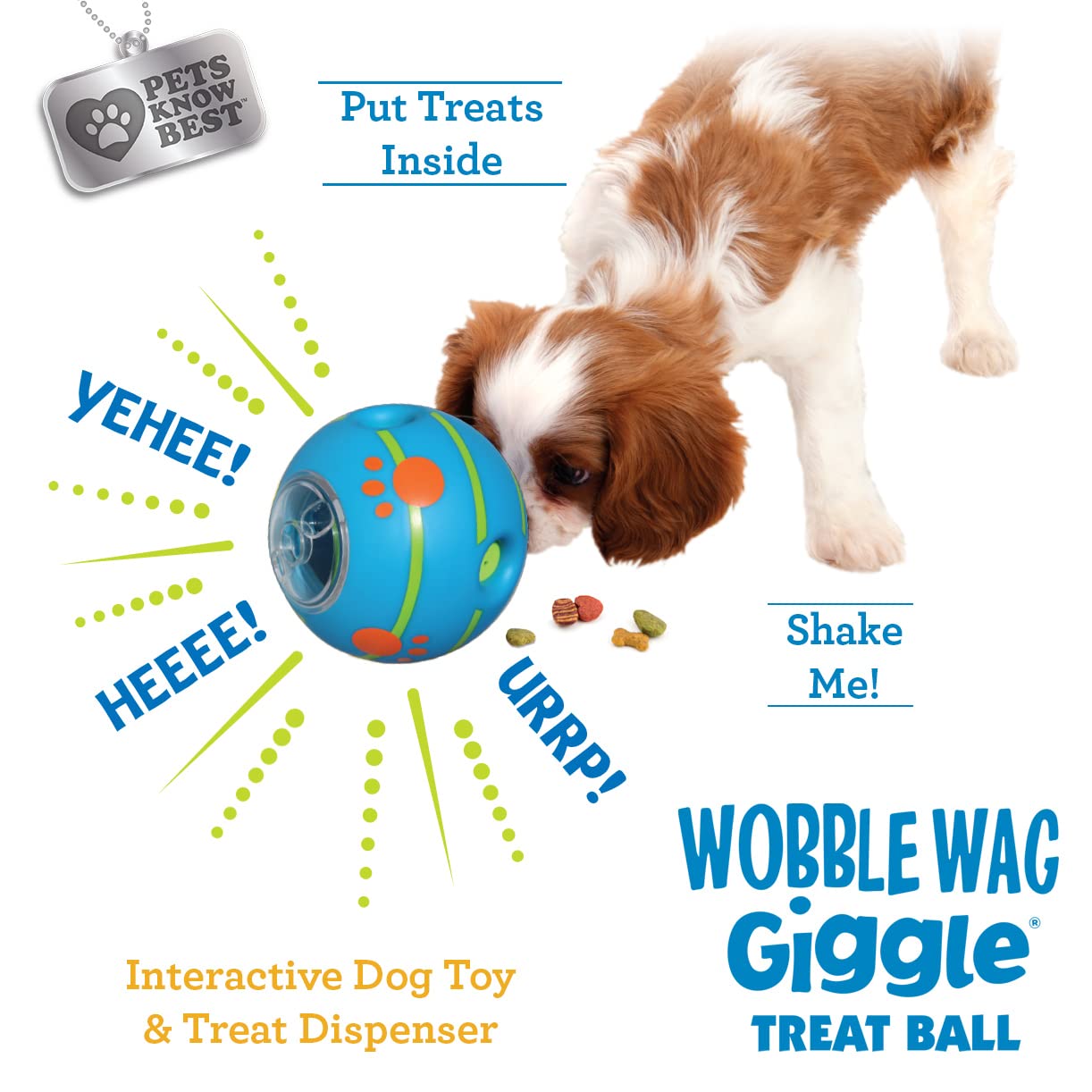 Wobble Wag Giggle distribution de friandises motive le chien