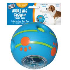 Wobble Wag Giggle emballage avant montrant bénéfice amusement
