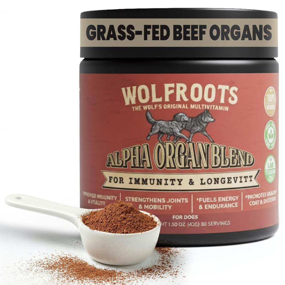 WolfRoots pot en mise en scène extérieure montrant produit naturel et origine herbagée
