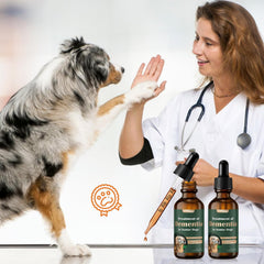 WOMRICH flacon à côté d’une portion pour visualiser dosage et praticité
