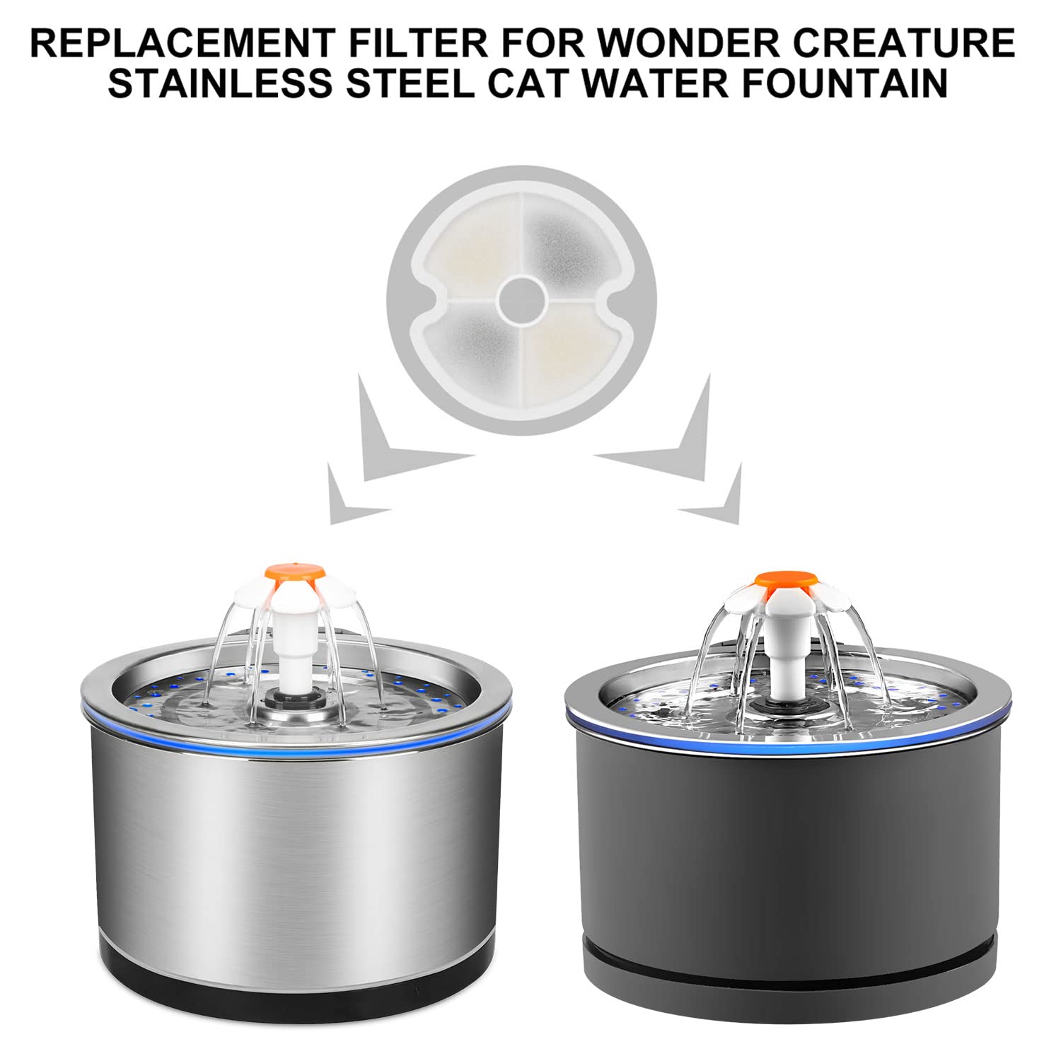 Wonder Creature gros plan du filtre montrant texture filtrante efficace