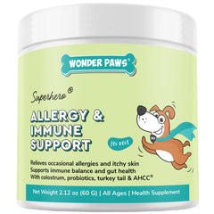 WONDER PAWS emballage face montrant la présentation et bénéfices
