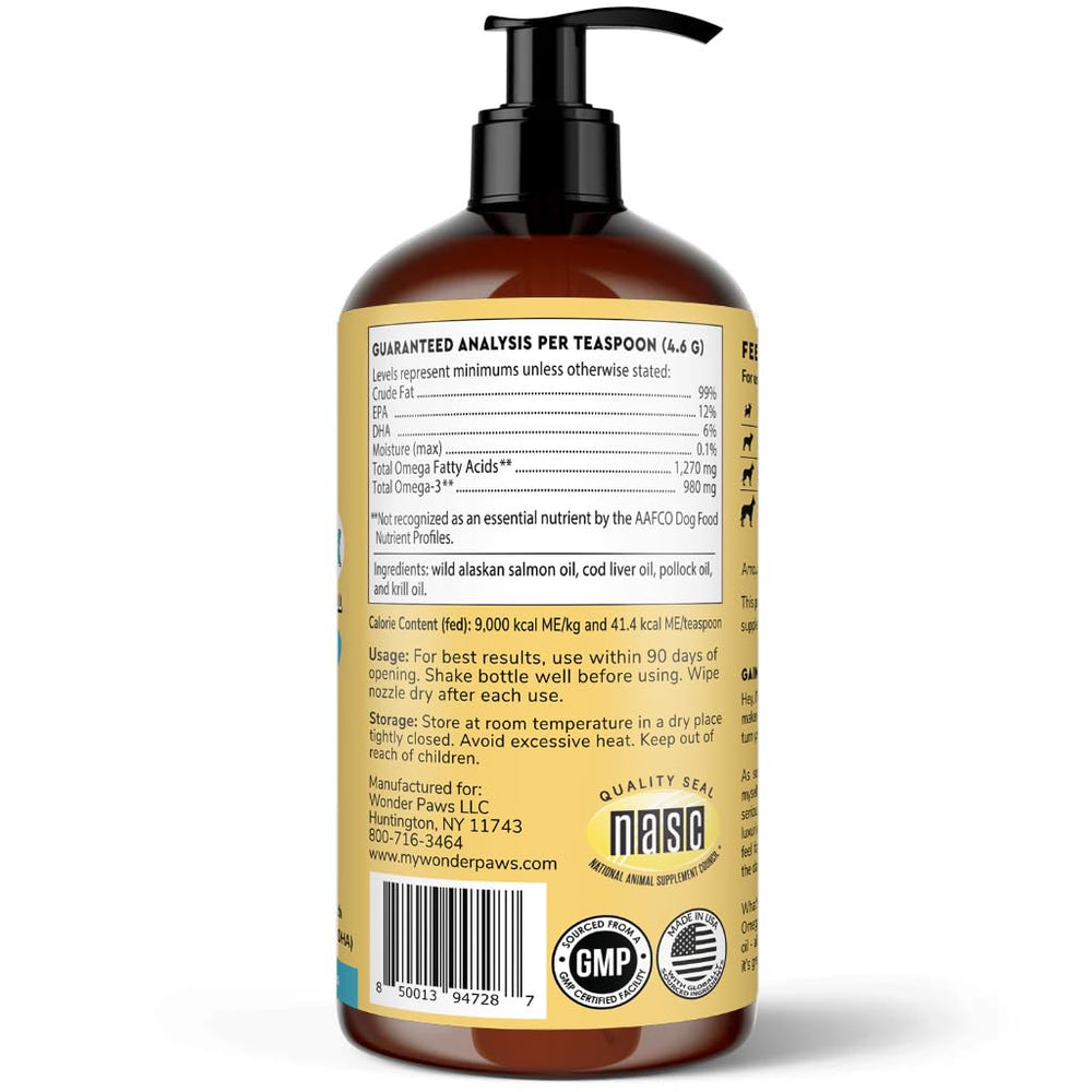 WONDER PAWS bouteille à côté d'un objet pour comparaison de taille 946 ml