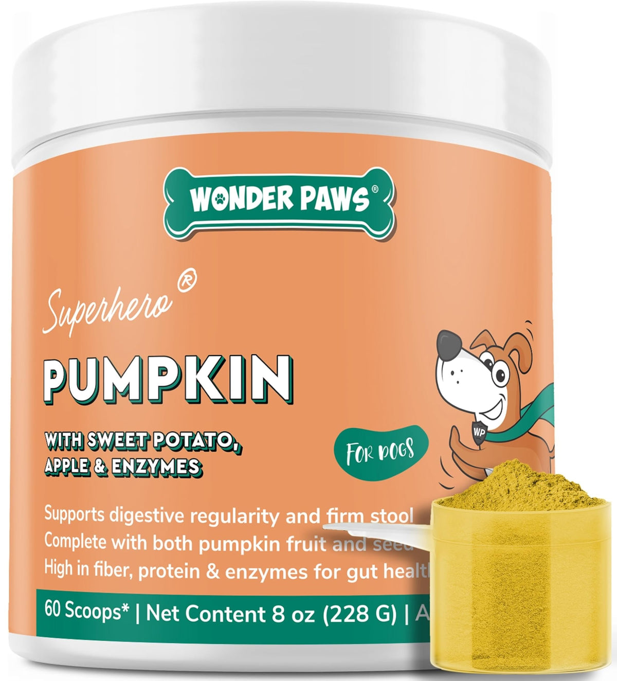 WONDER PAWS paquet face avant montrant packaging et bénéfice praticité