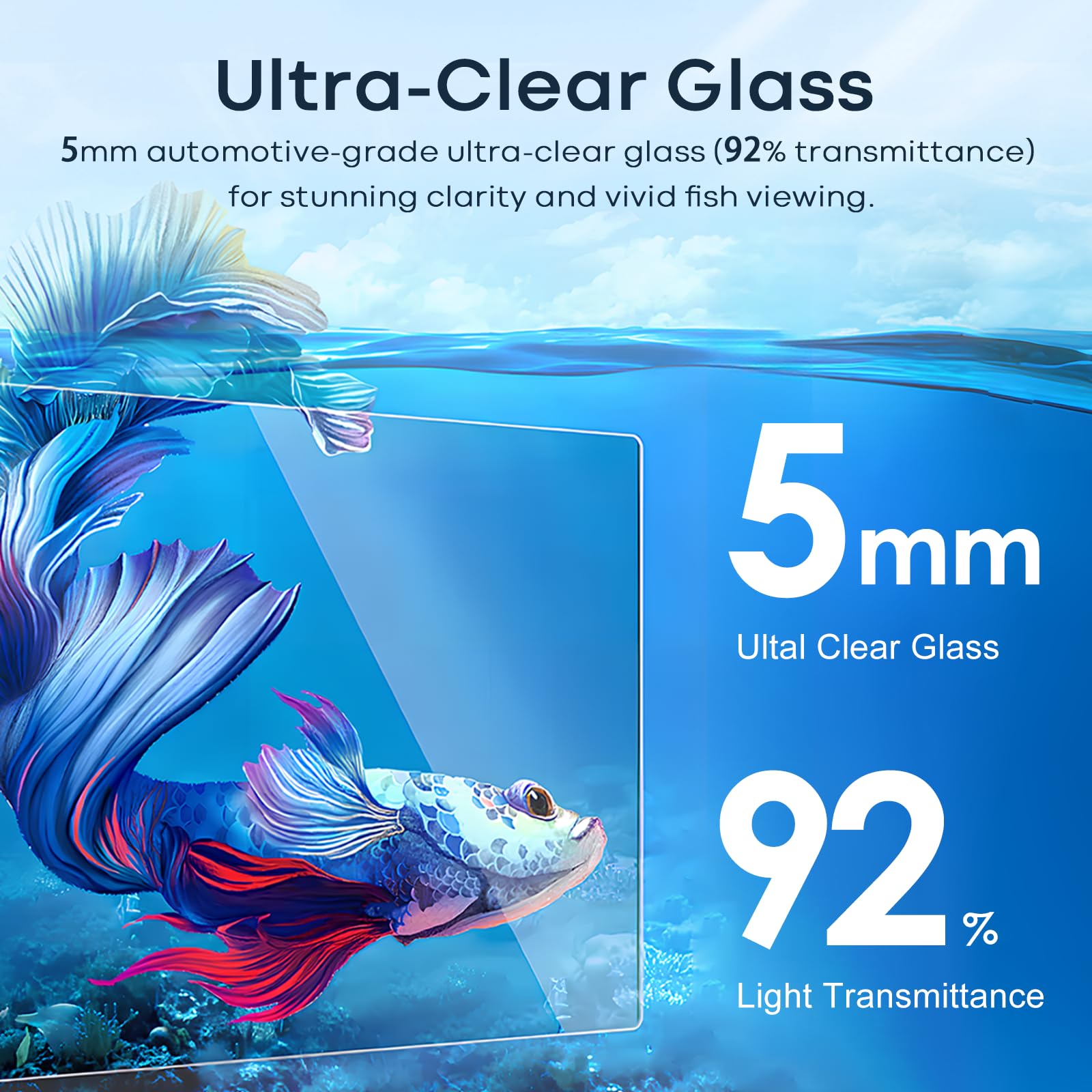 Wonderfactory filtre suspendu avec mousse et anneaux céramiques pour eau propre