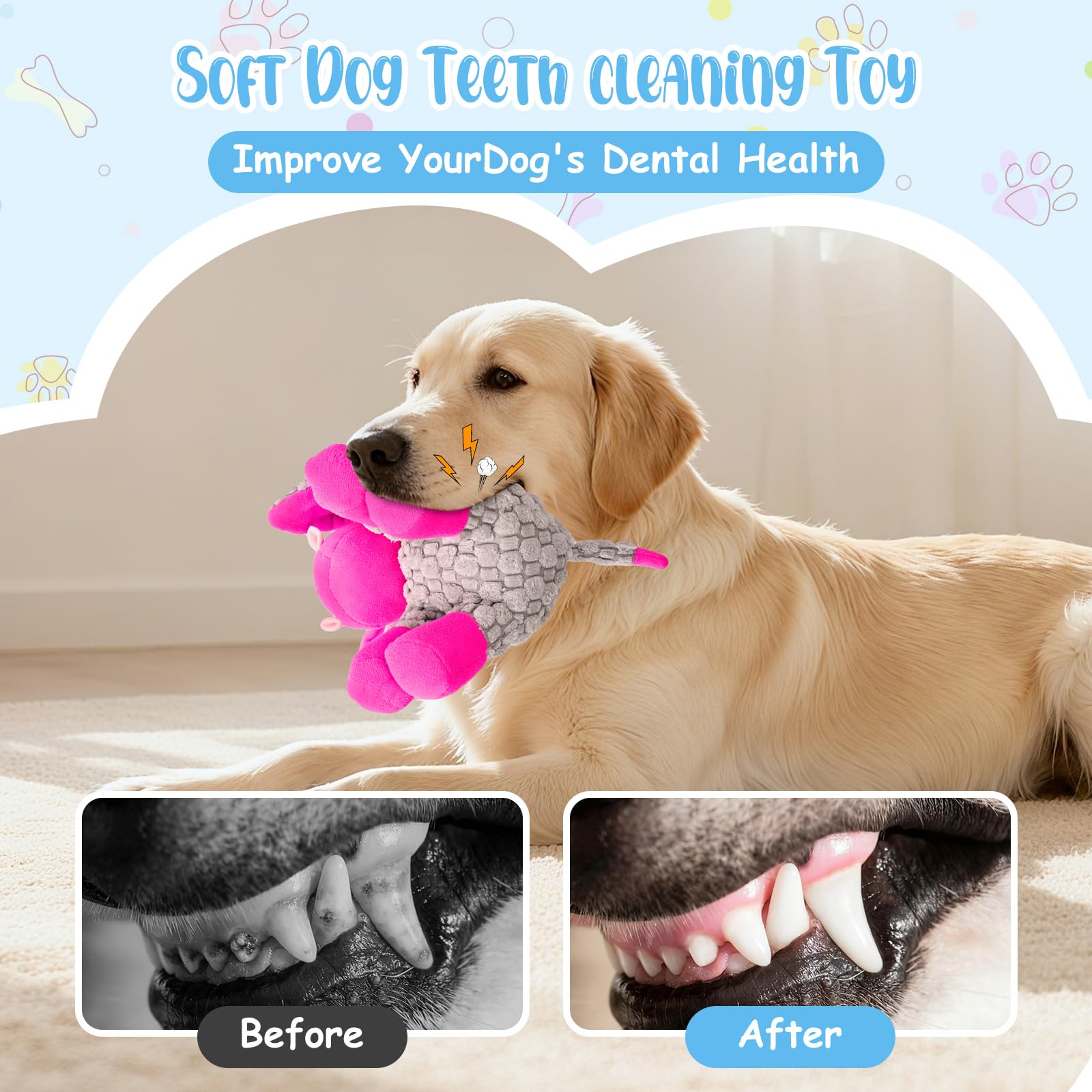 Wonfly âne en usage chien rapportant jouet pour exercice et lien