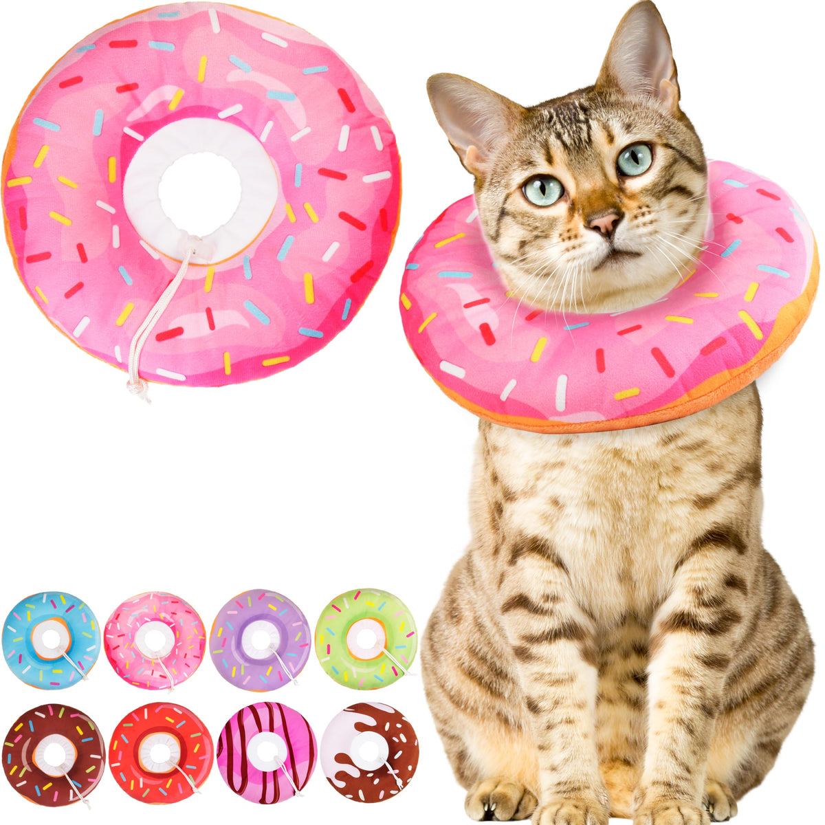 WONONE collerette donut face avant montrant design confortable