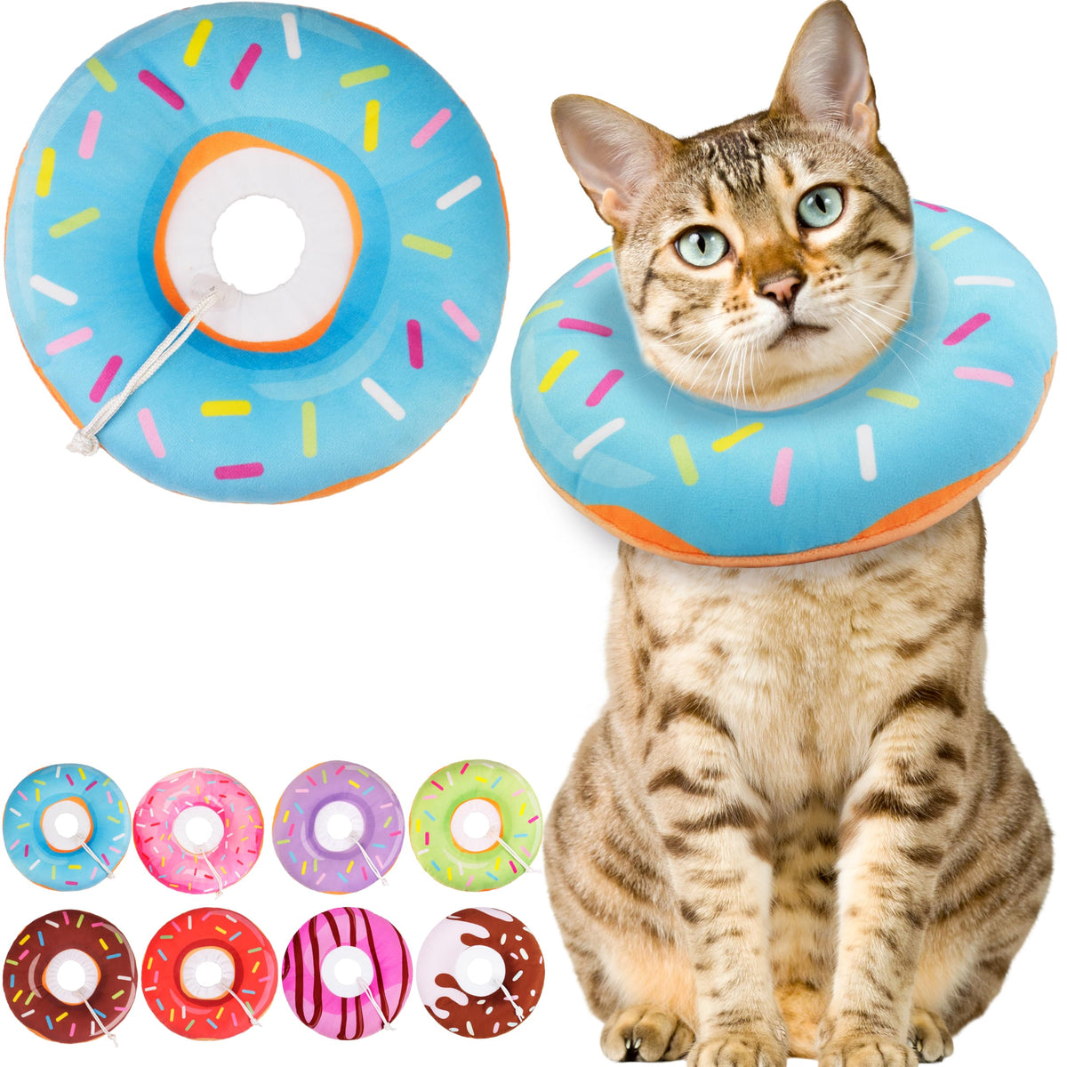 WONONE collier donut vue face protégeant plaie et conservant confort