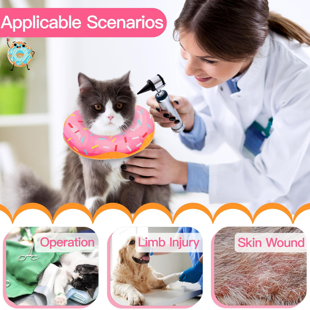 WONONE collier porté par un chaton permettant mouvements et repas