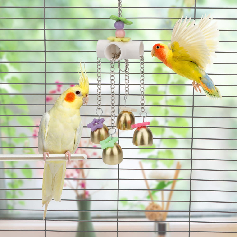 Wontee gros plan sur les cloches métalliques, son clair qui stimule le jeu