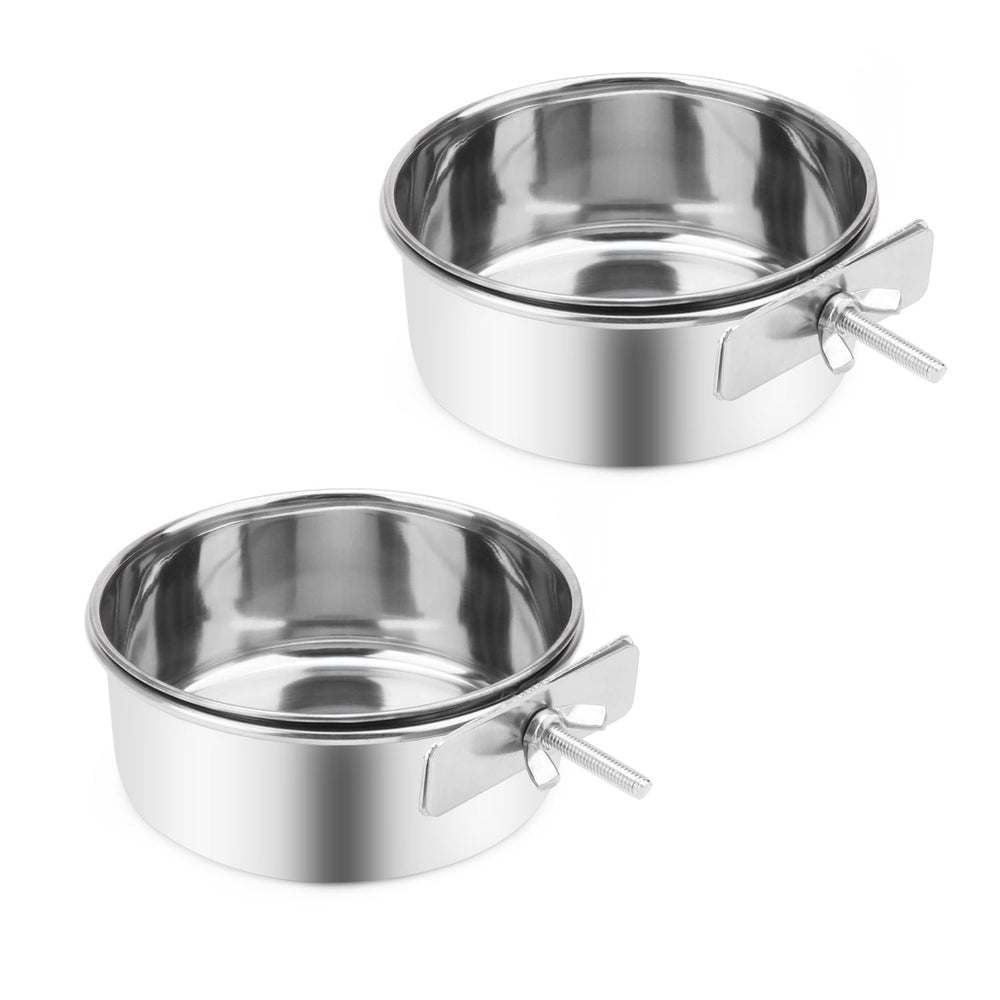 Wontee gamelles avant ensemble montrant deux bols inox robustes et antirouille