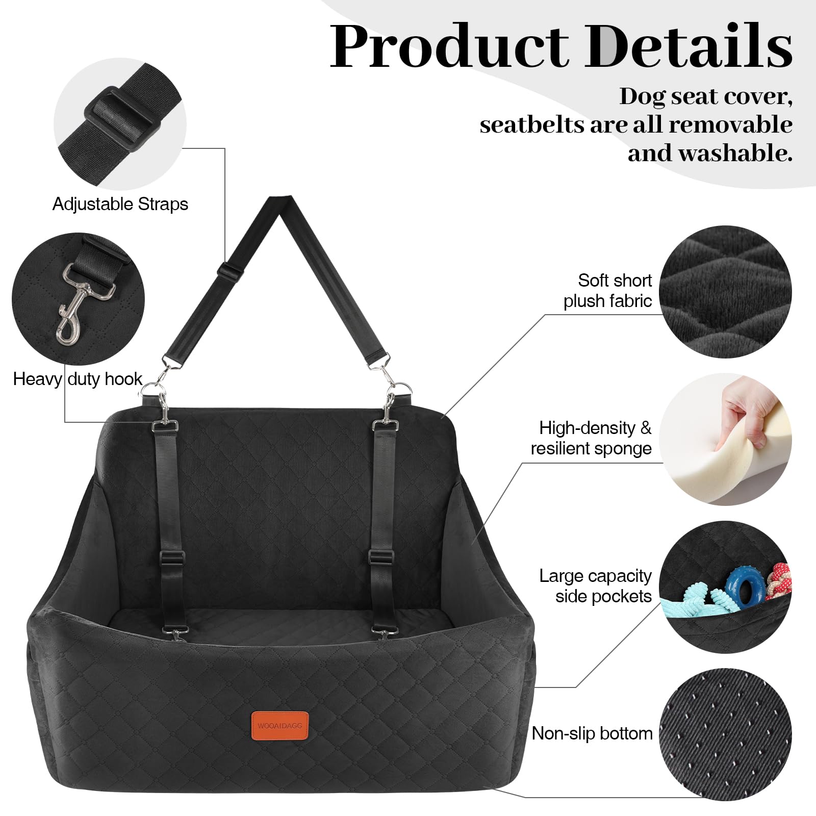 Wooaidagg gros plan mousse mémoire 10 cm offrant soutien et confort
