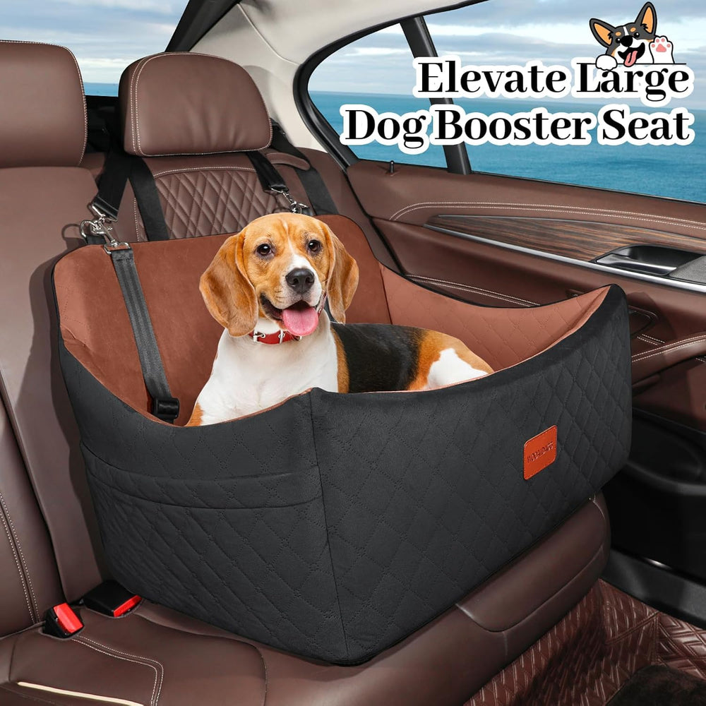 wooaidagg siège installé sur banquette arrière, protection du chien