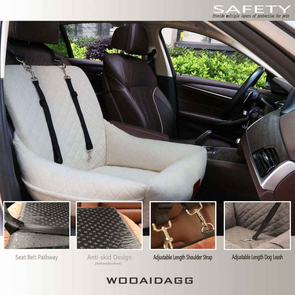 WOOAIDAGG chien installé montrant confort et sécurité