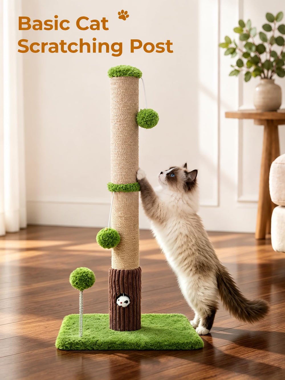Woochpet balles suspendues en action stimulant jeu et chasse