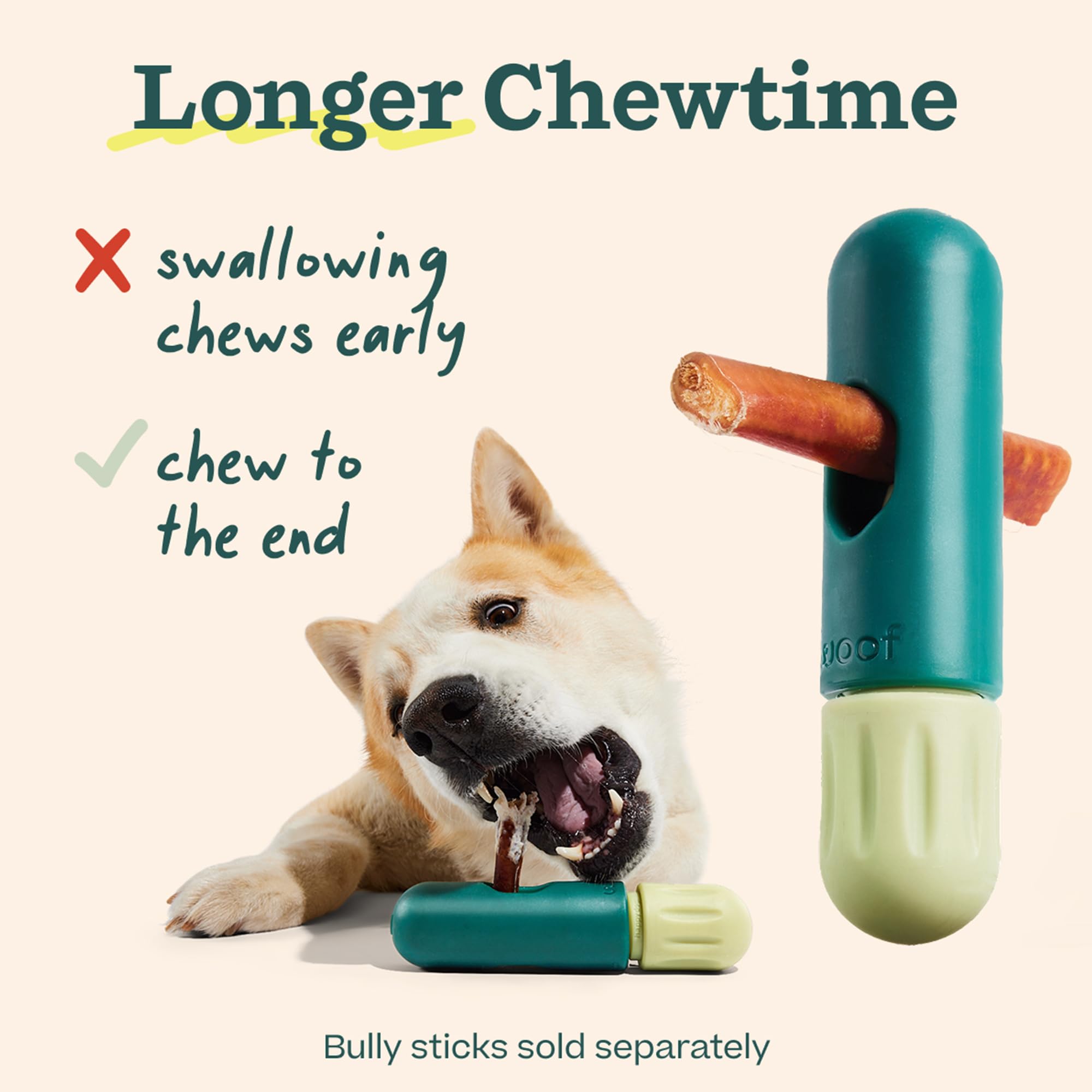 WOOF BullySafe compatible lave-vaisselle facilitant nettoyage hygiénique