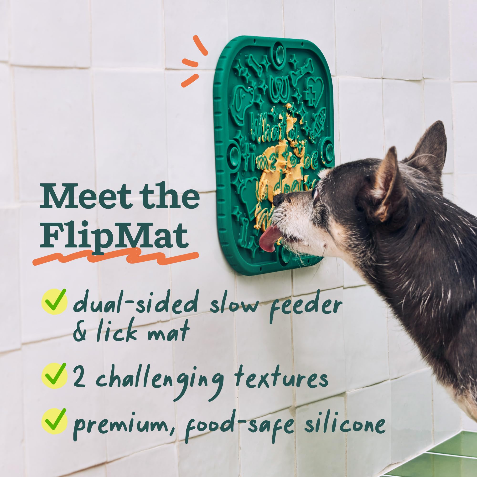 WOOF FlipMat face facile détail de texture pour récompenses rapides